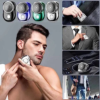 Mini Electric Shaver ABS + Aluminum Model 2202