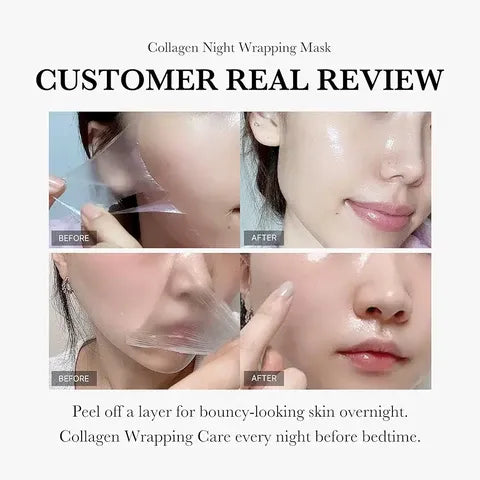 MEDICUBE Collagen Night Wrapping Mask 75ml | Most viral Korean mask đ„đ„