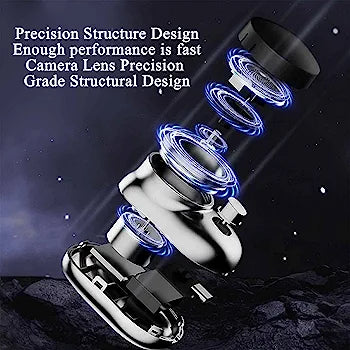Mini Electric Shaver ABS + Aluminum Model 2202