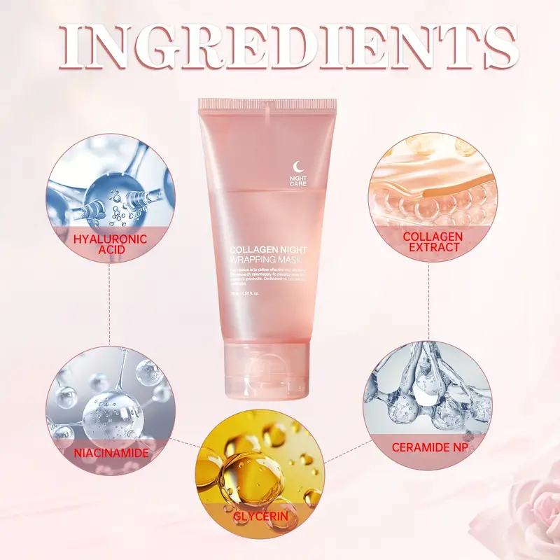 MEDICUBE Collagen Night Wrapping Mask 75ml | Most viral Korean mask đ„đ„