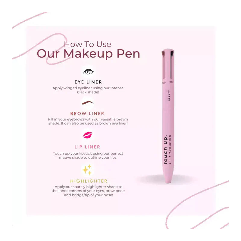 New Year 2024 Sale 4 In 1 Makeup Pen Get your Perfect Look
