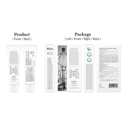 Dr.Althea 345 Relief Cream | Daily Face Moisturizer | Blemish Relief Care | Soothing Recovery & Moisture with Niacinamide, Panthenol | Korean Vegan Skincare for All Skin Types