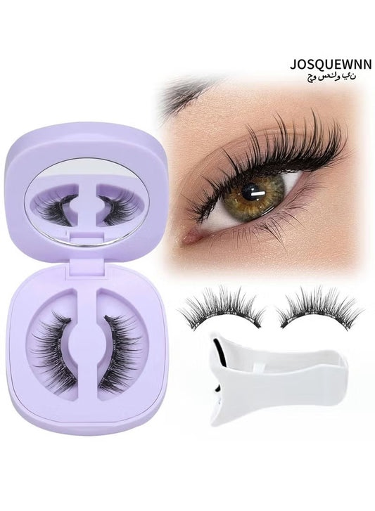 Magnetic Eyelashes with Applicator Reusable Magnetic Lashes No Glue Needed